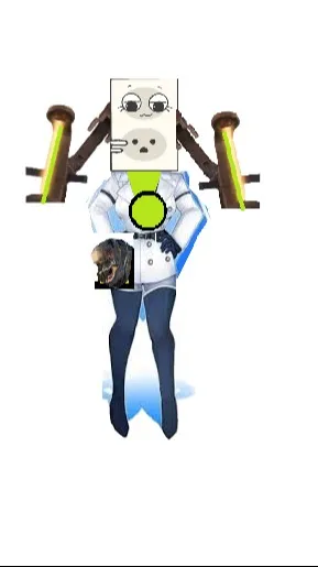 ai character: titan plug woman background