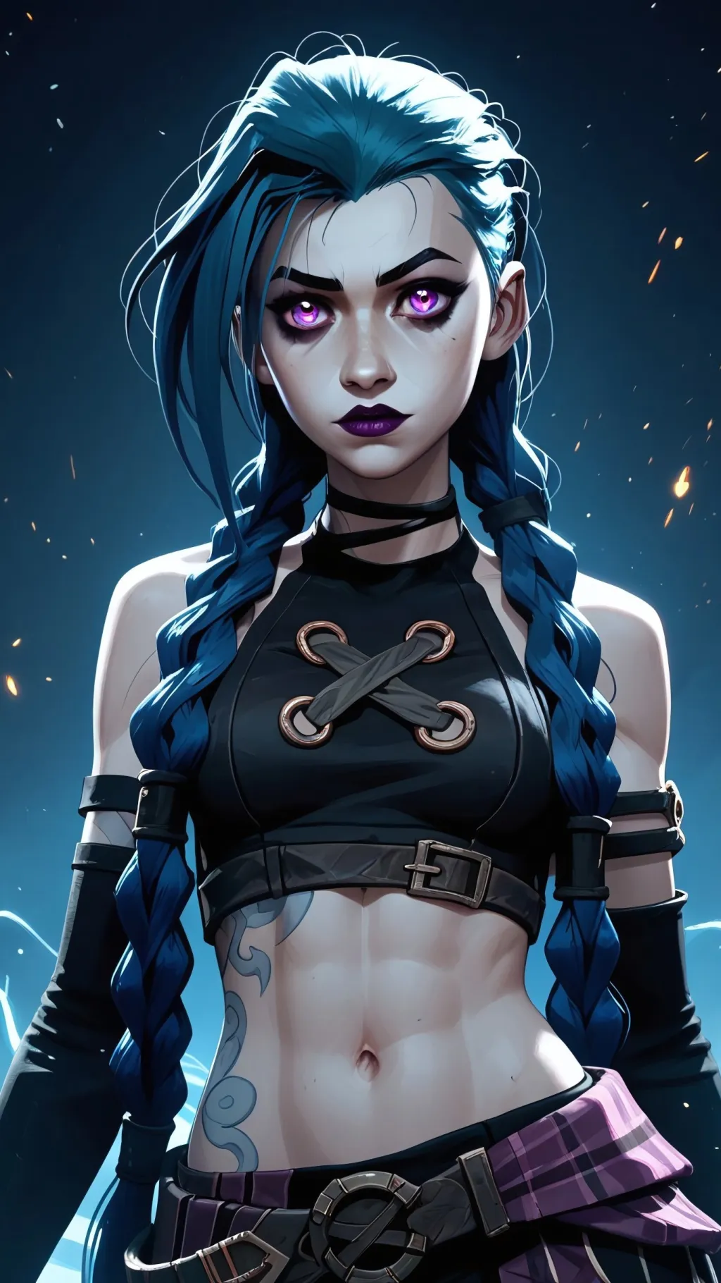 ai character: Jinx - Wild Card background