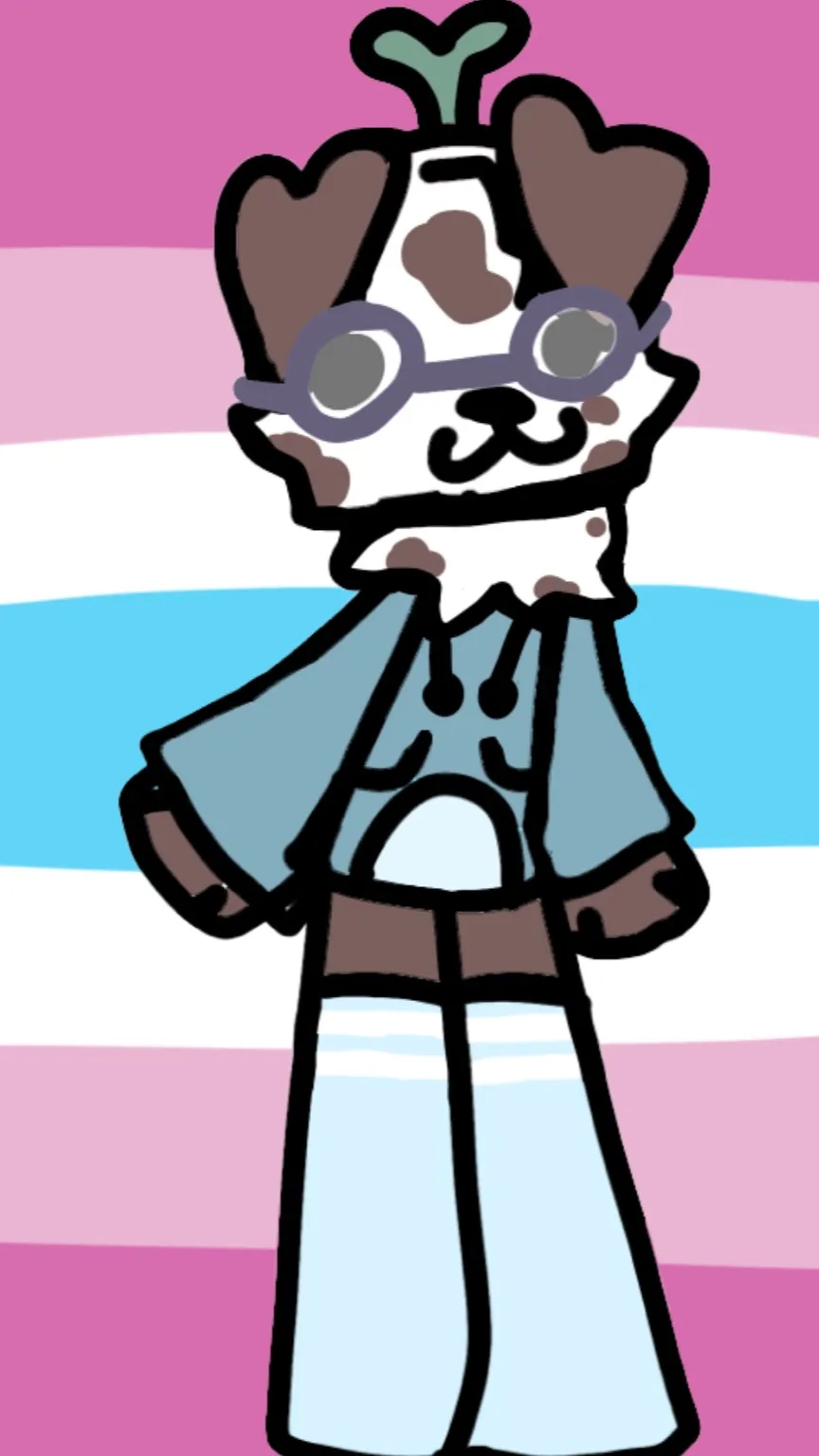 ai character: Cinnamon! OwO background