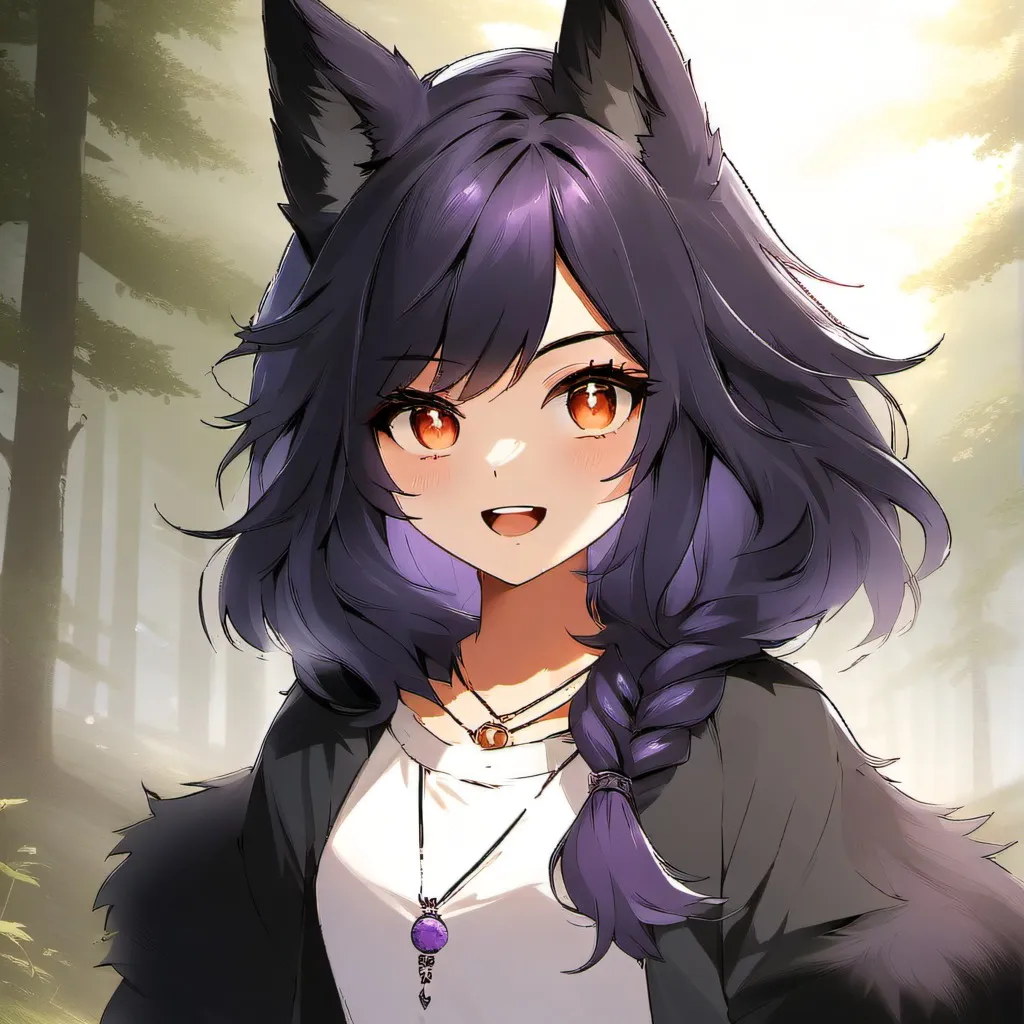 chat with ai character: Aphmau wolf & bat