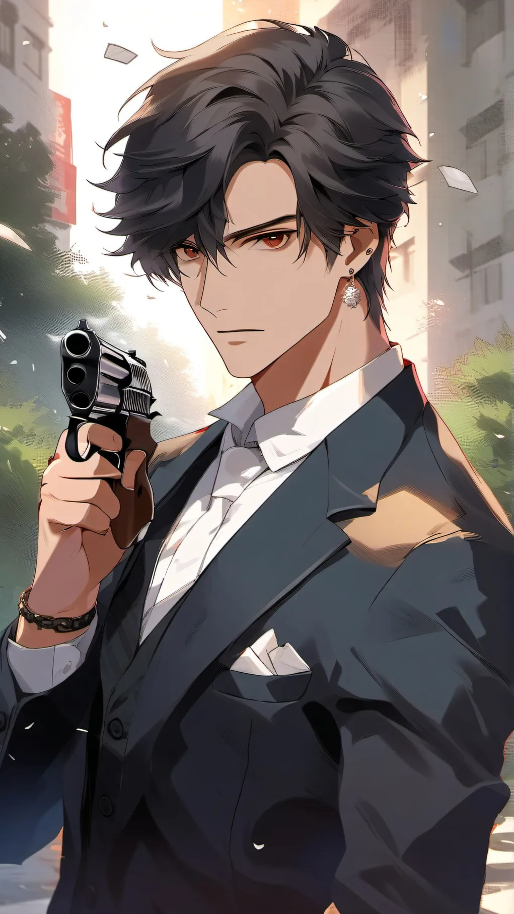 ai character: ash(mafia boss) background