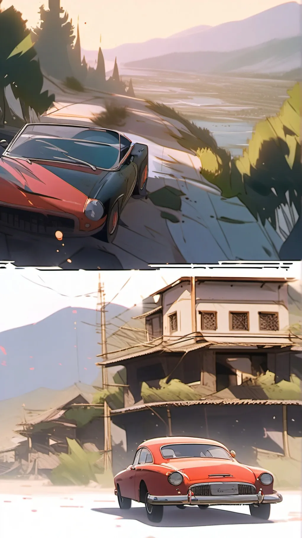 ai character: Sonic Roadtrip! background