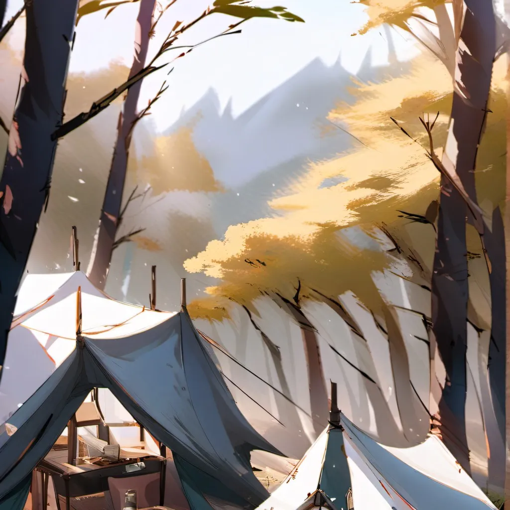 chat with ai character: Mha camping trip