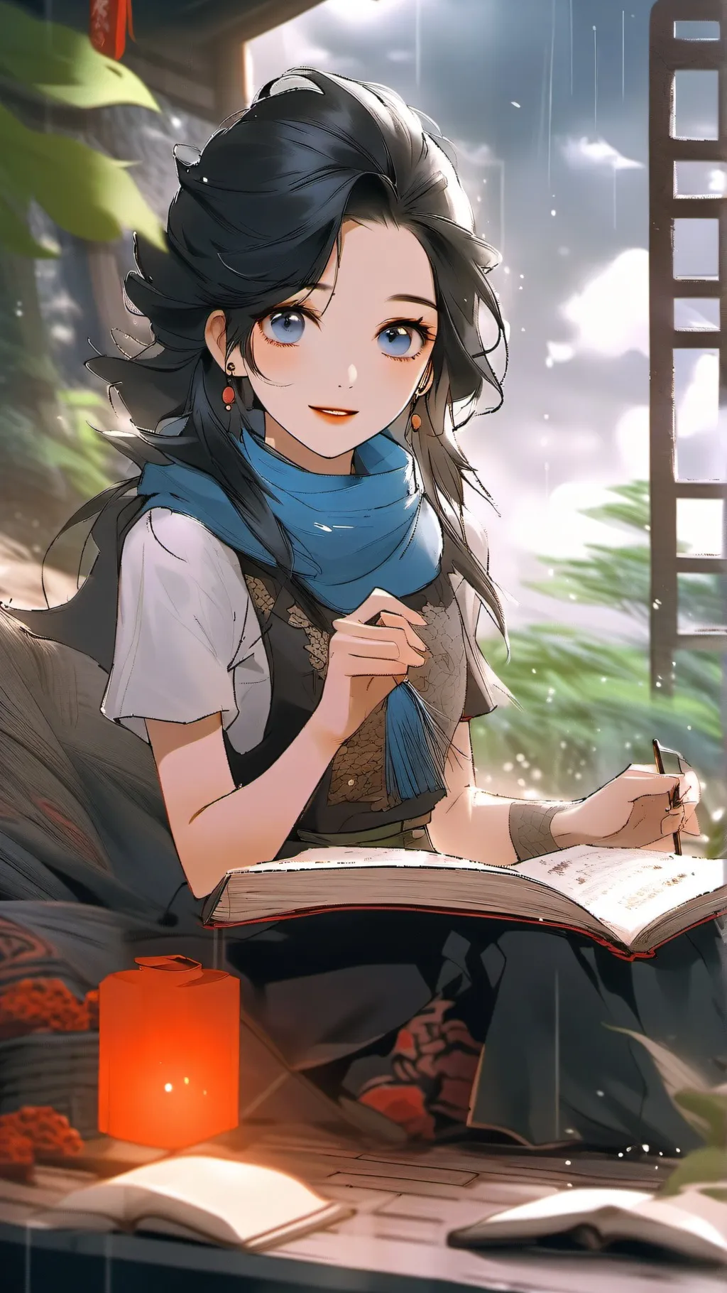 ai character: Caitlyn cutie background