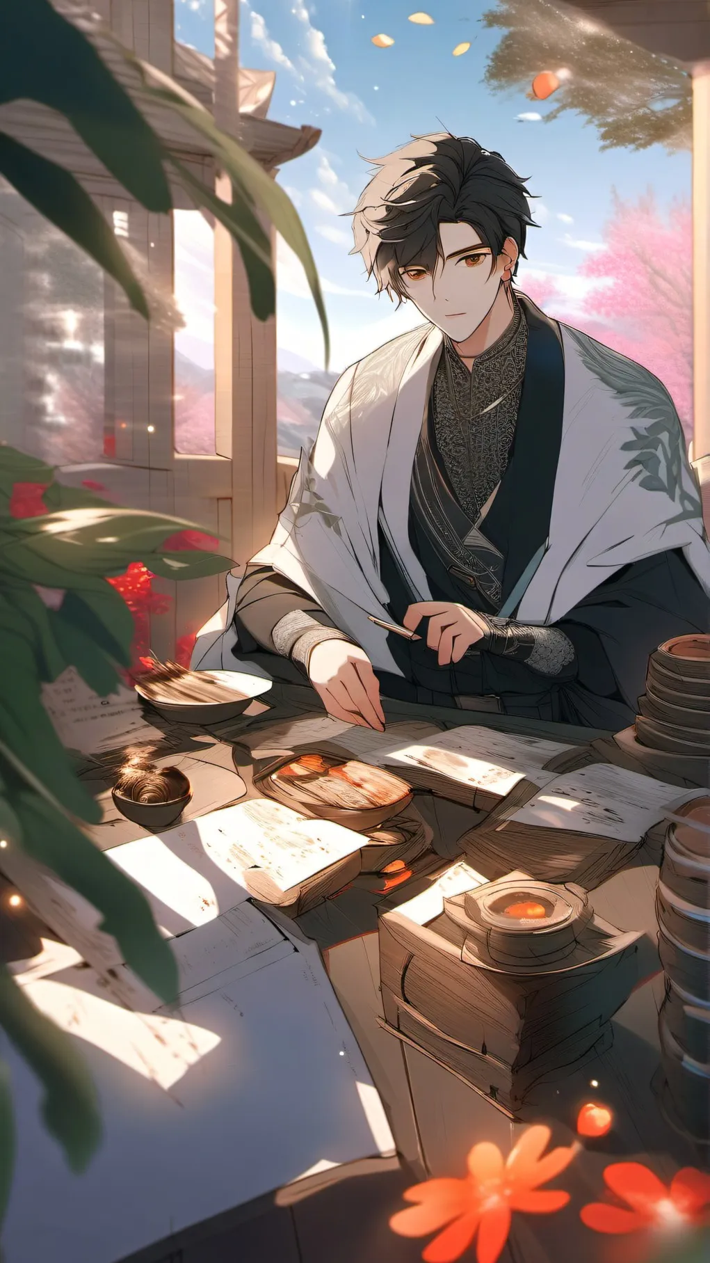 ai character: Woojin background