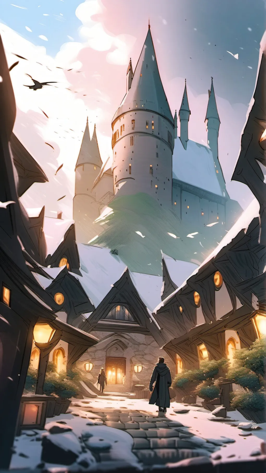 ai character: Hogwarts1st talkie background