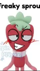 ai character: Freaky Sprout..... background