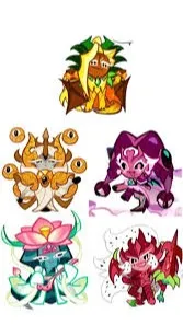 ai character: 5 Dragons X-mas background