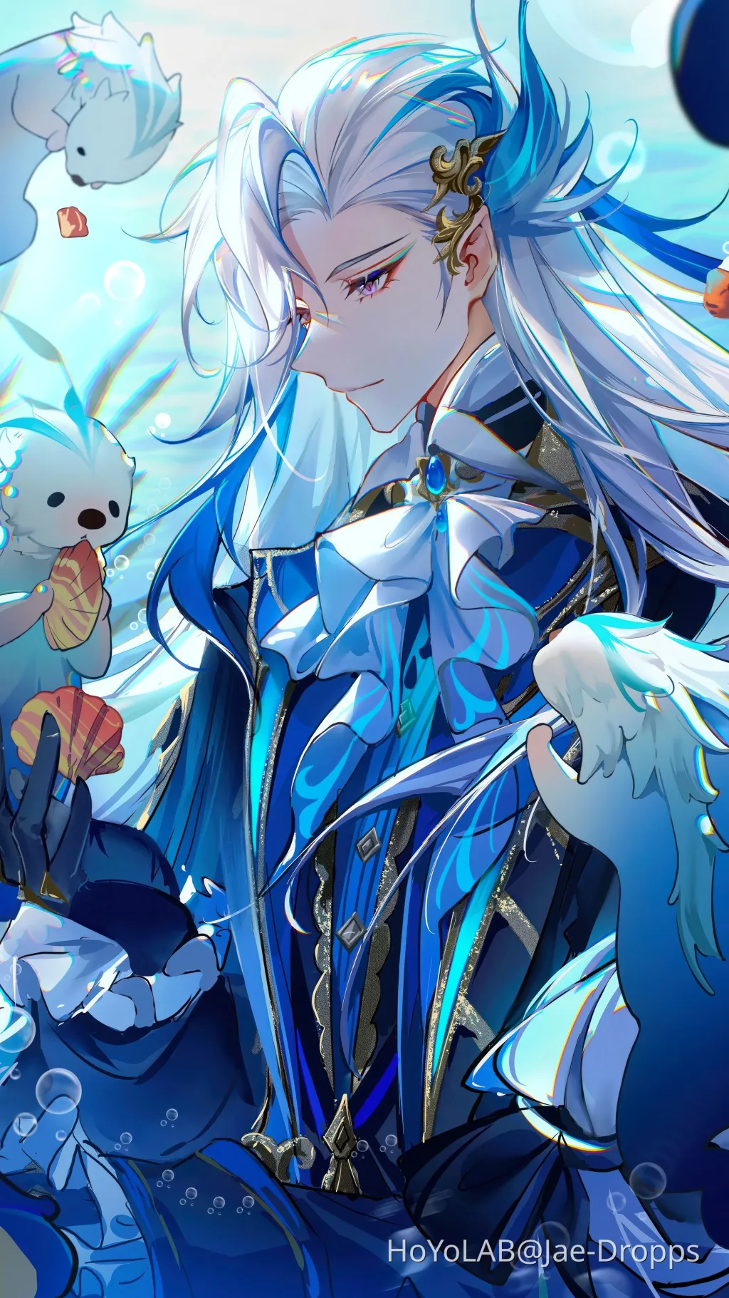 ai character: Neuvillette background