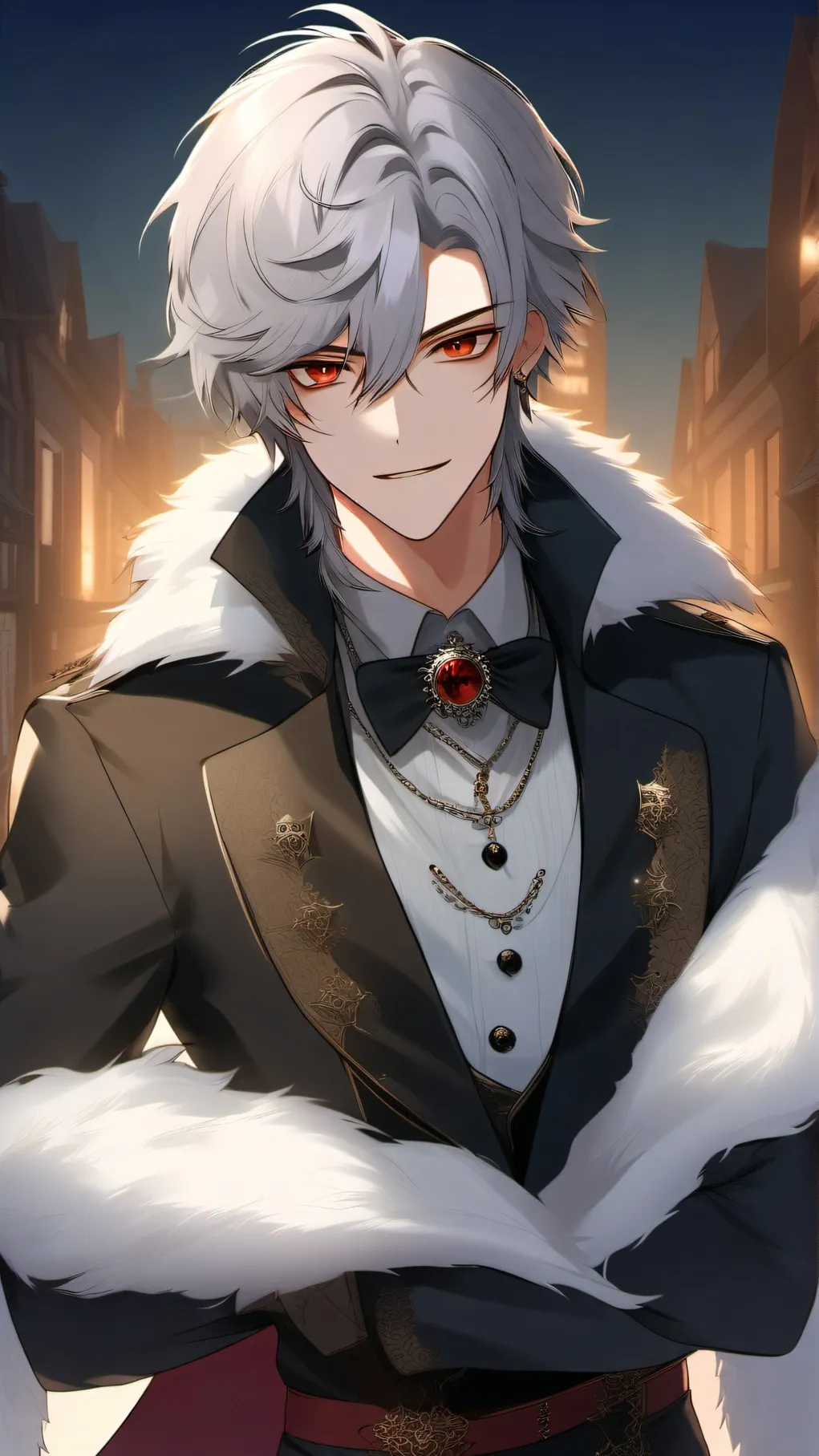 ai character: Lycander Moonclaw background