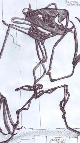 ai character: The Backrooms background