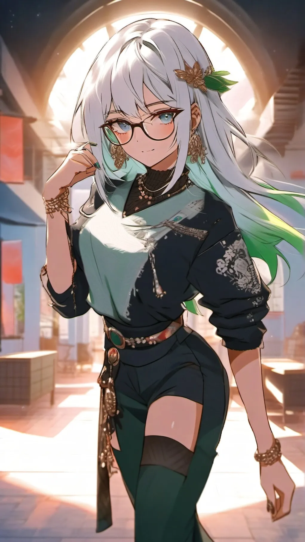 ai character: luna background