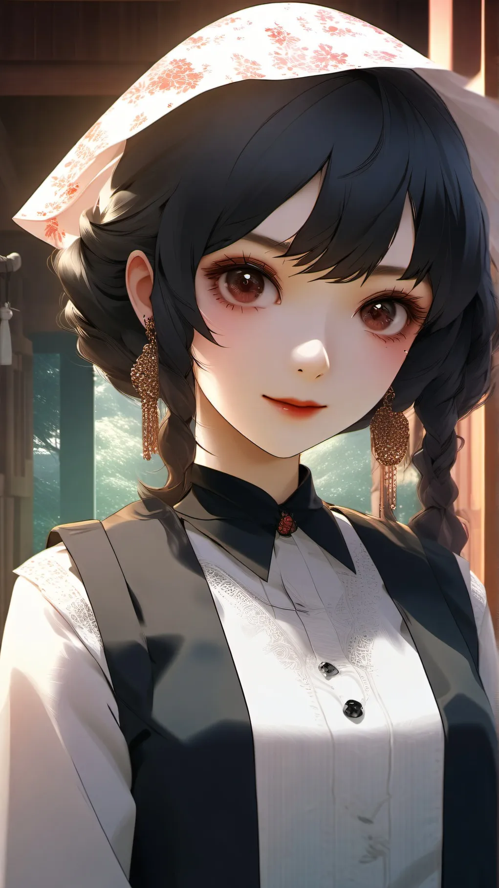 ai character: Hallie-Creep background