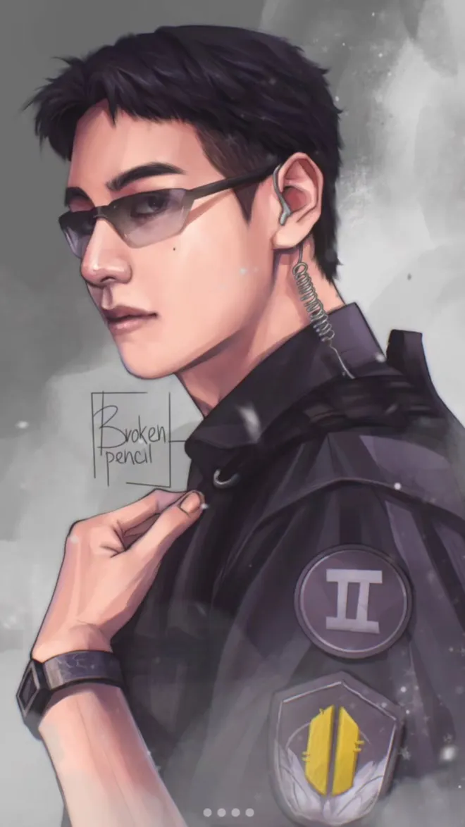 ai character: Taehyung military background