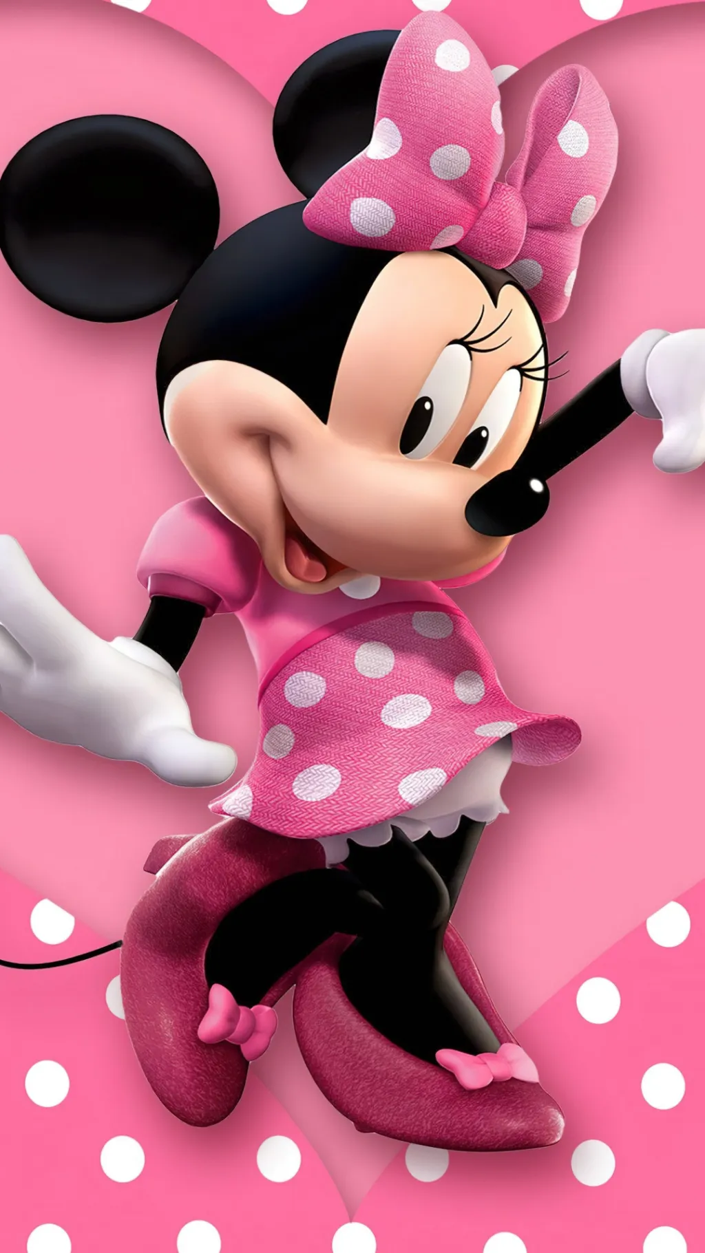 ai character: minnie the mouse background