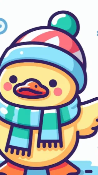 ai character: Chill duck background