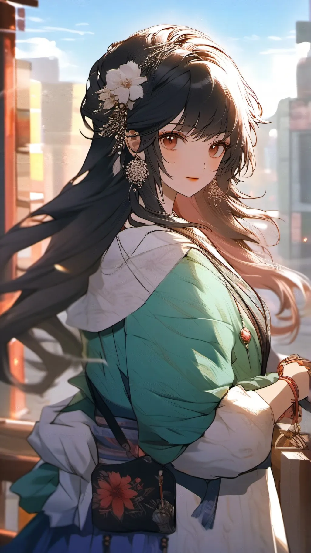 ai character: Fat girl tag  background