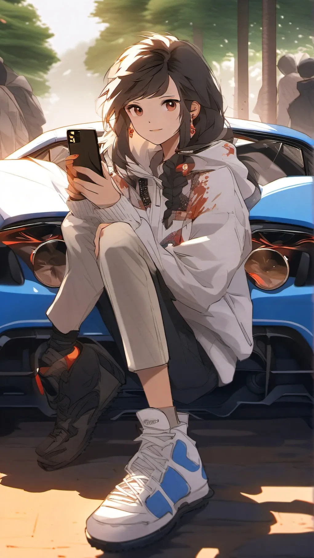 ai character: Gold Digger background