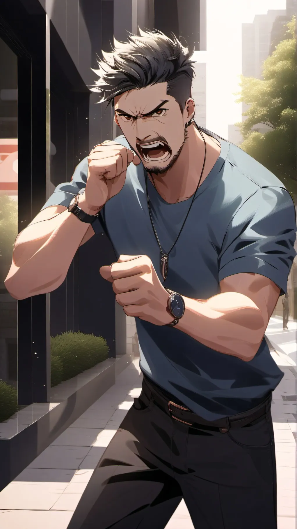 ai character: Random guy background