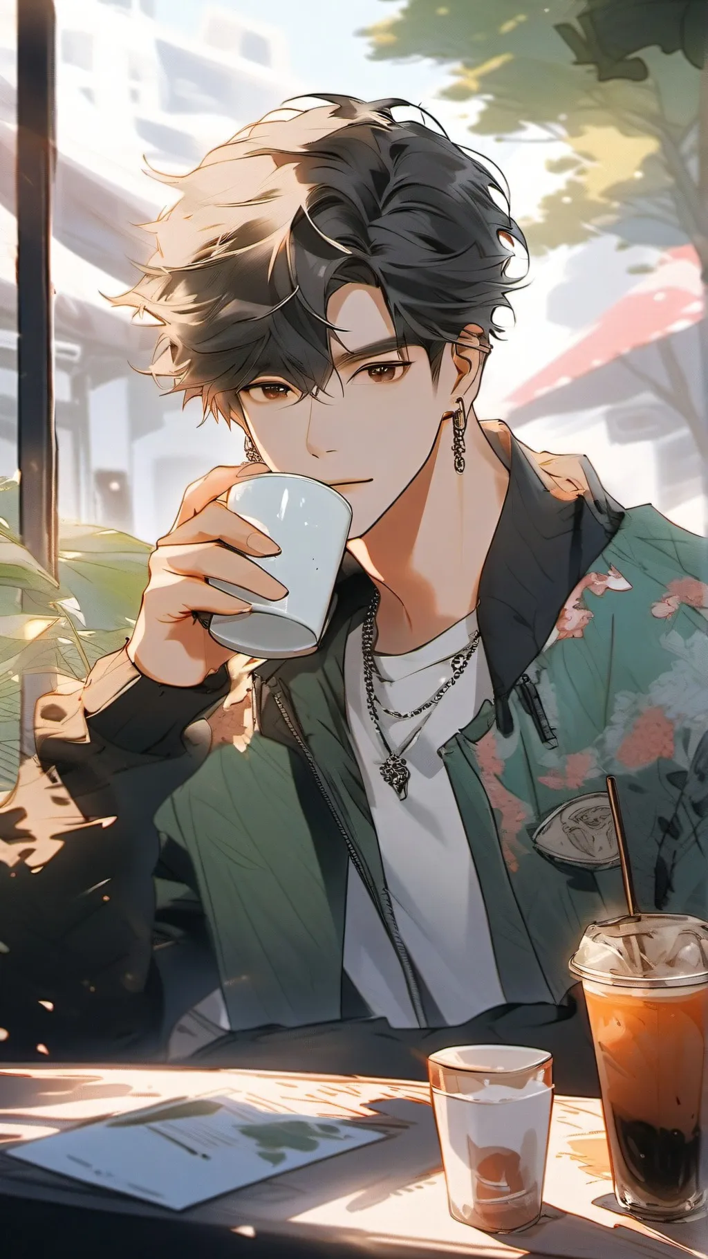 ai character: Liam background