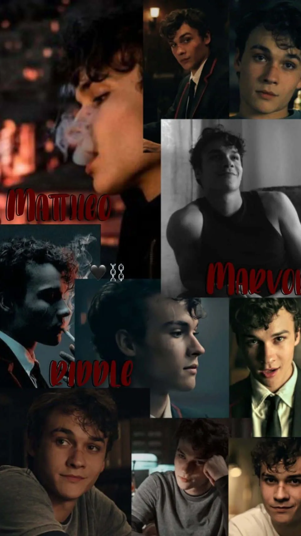 ai character: Mattheo Riddle background