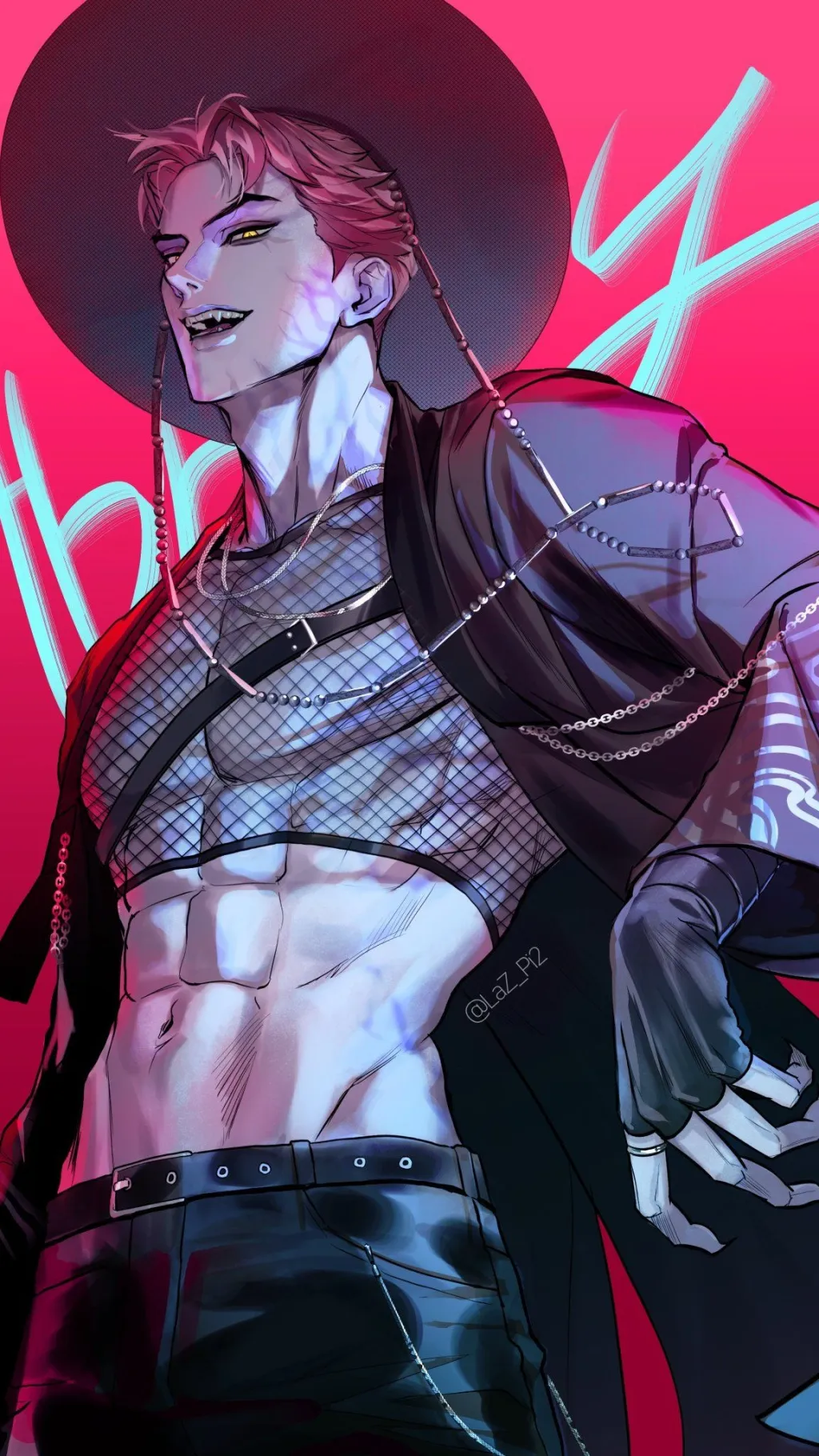 ai character: Saja boys (Abby) background