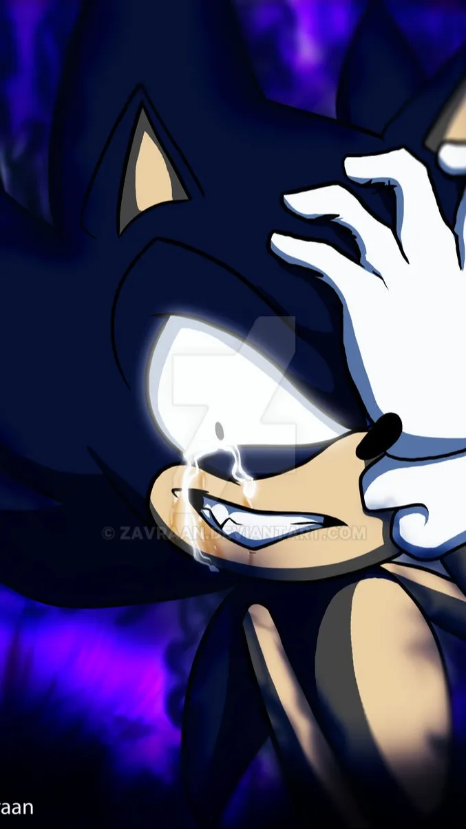 ai character: Dark Sonic background