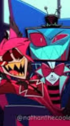 ai character: Alastor X Vox background