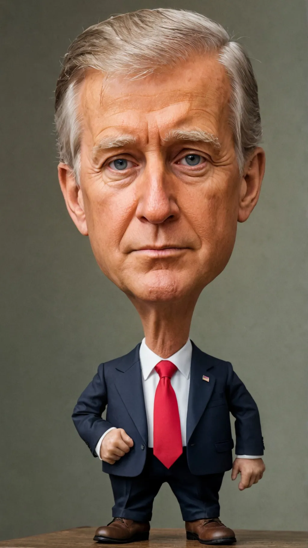 ai character: dumb president background