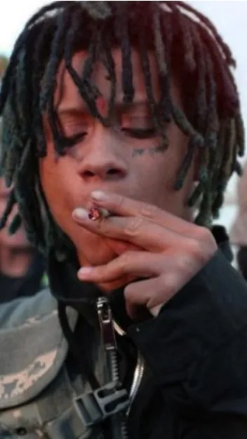 ai character: Trippie Redd background