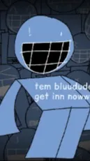 ai character: PrettyBlu background