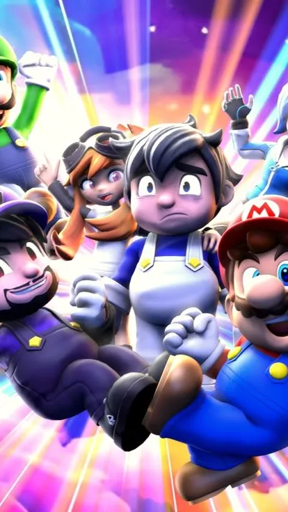 ai character: SMG4 Crew background