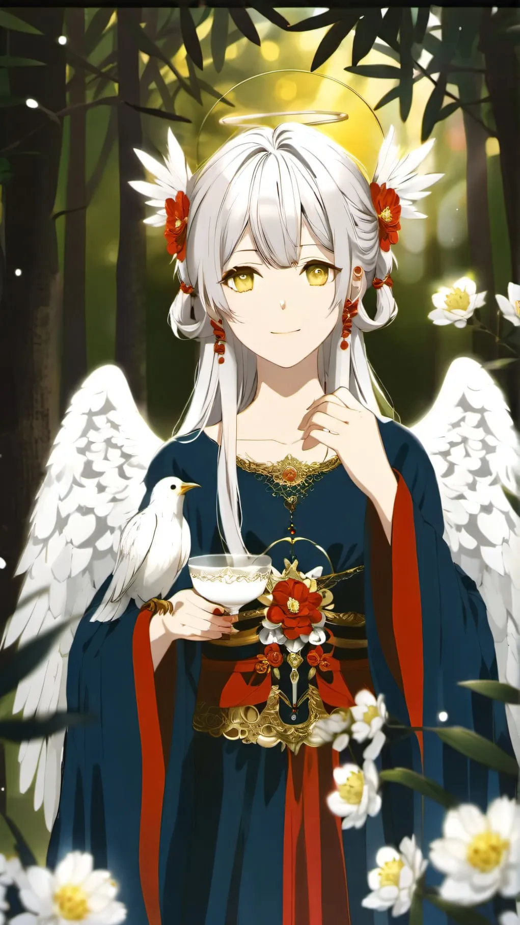ai character: Angel background