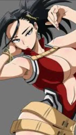 ai character: Momo yaoyorozu background