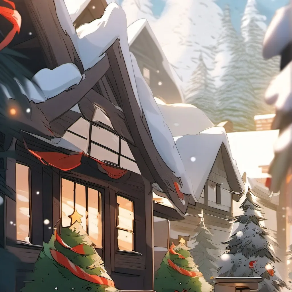 chat with ai character: Christmas with big