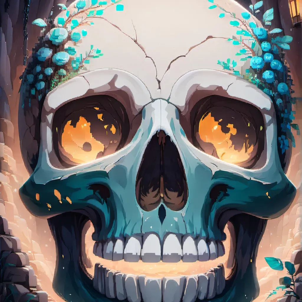 chat with ai character: Actual Skull Emoji