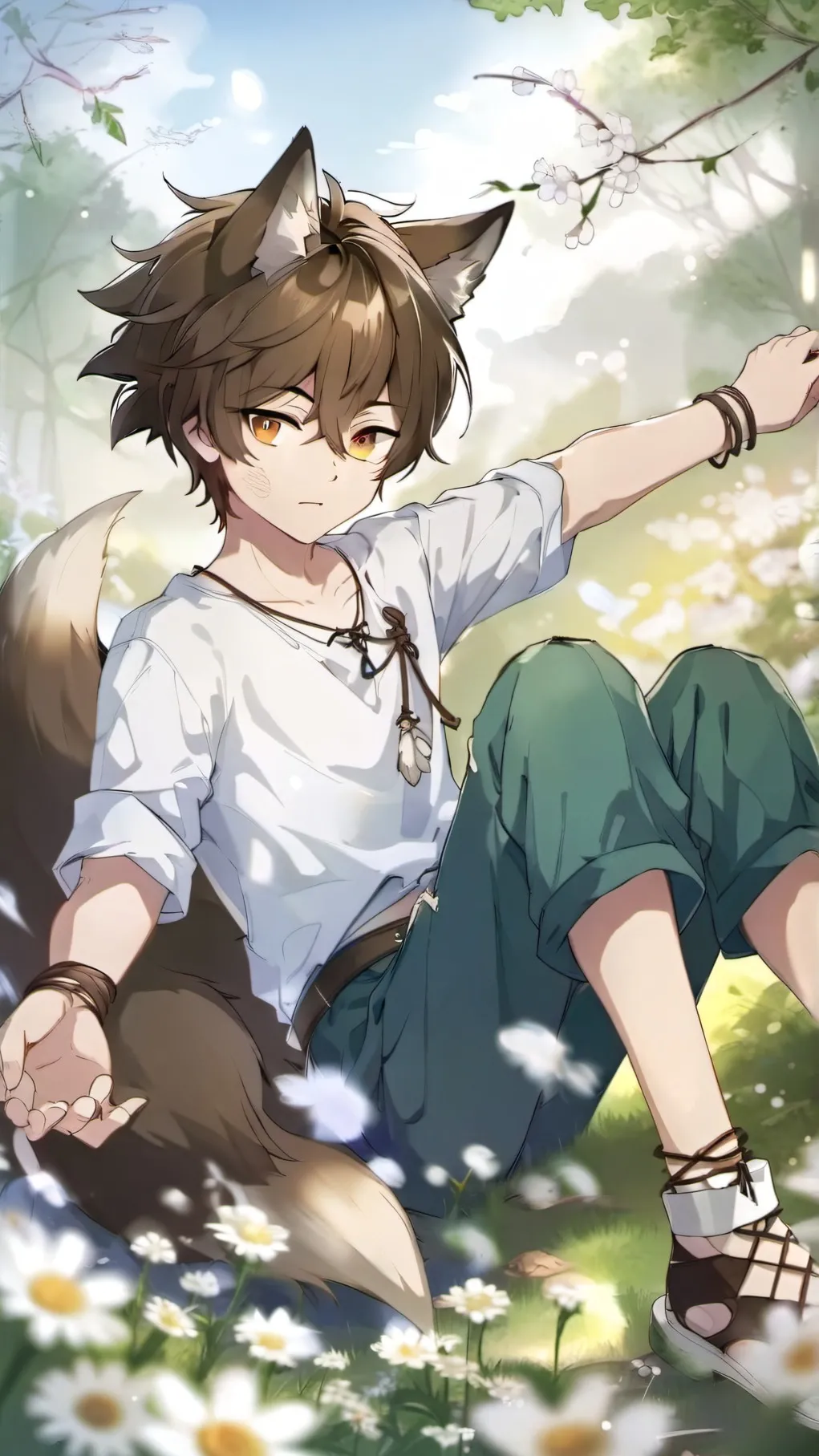 ai character: Theo background