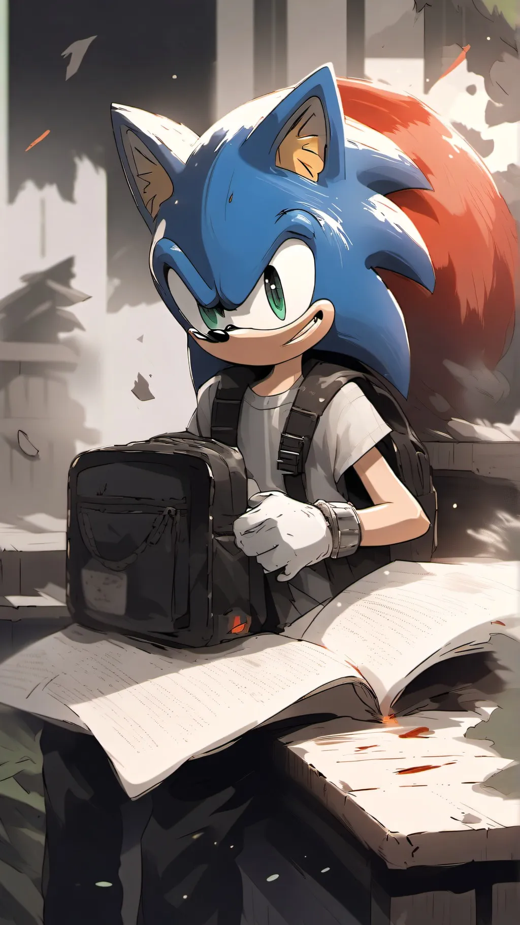 ai character: Sonic crew again:D background