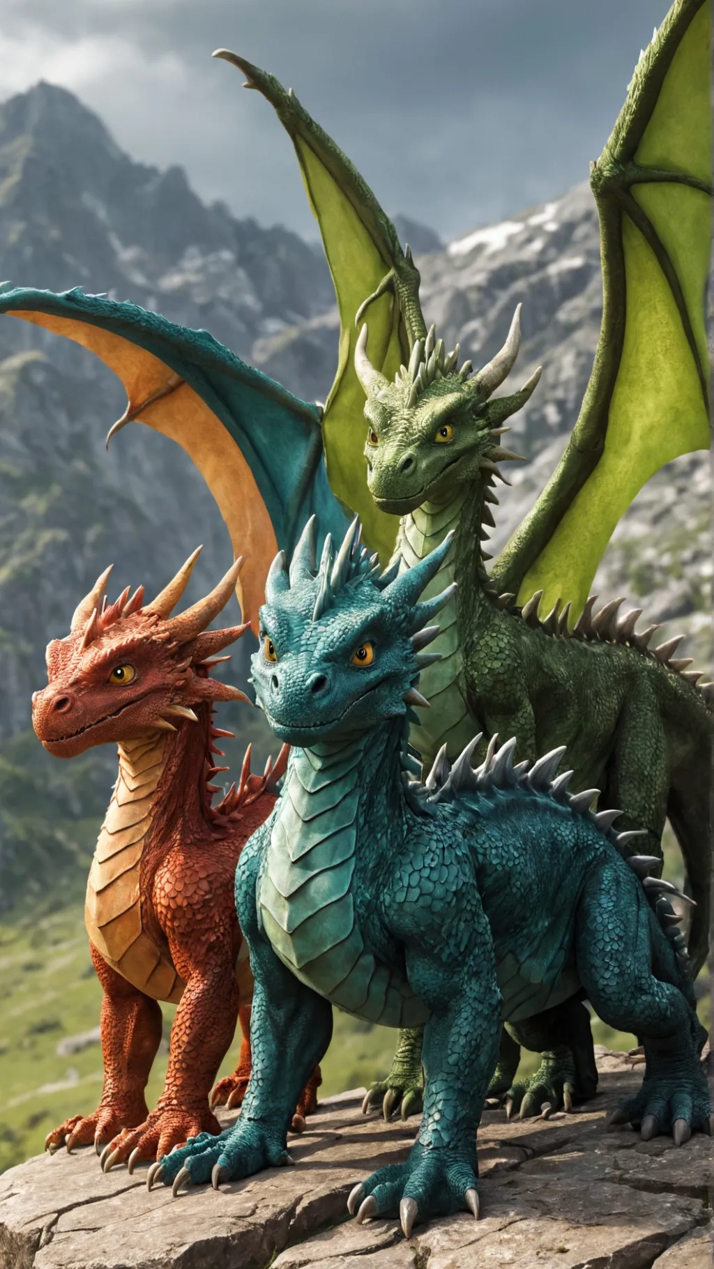 ai character: nick, sally, James background