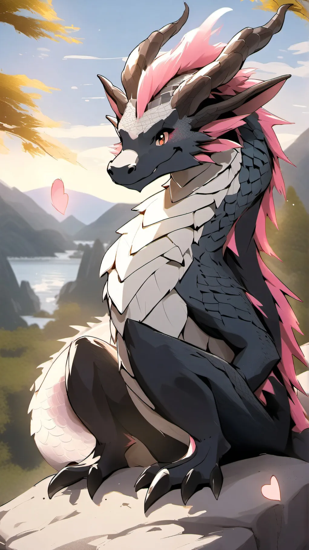 ai character: Lilac background