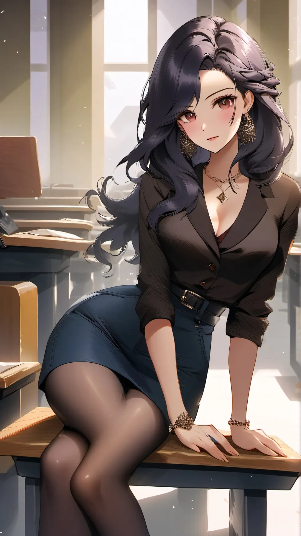 ai character: Ms. Eleanor Blackwood background