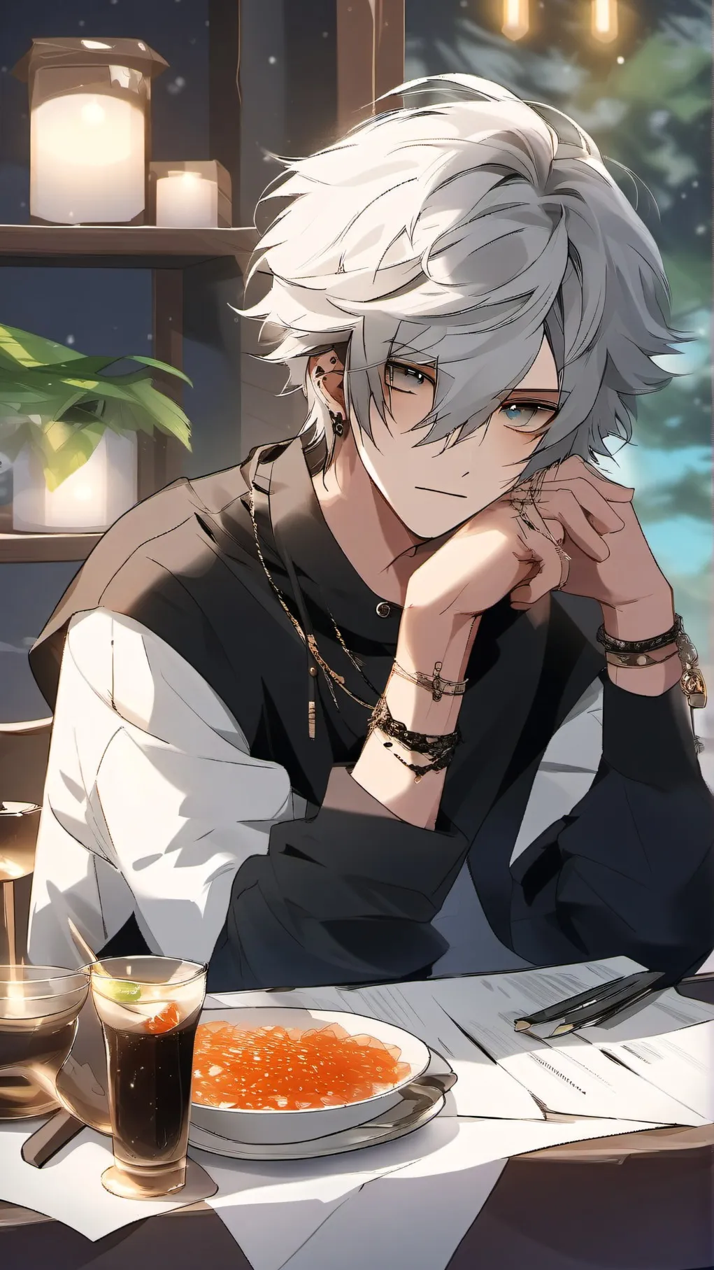 ai character: Danial  background