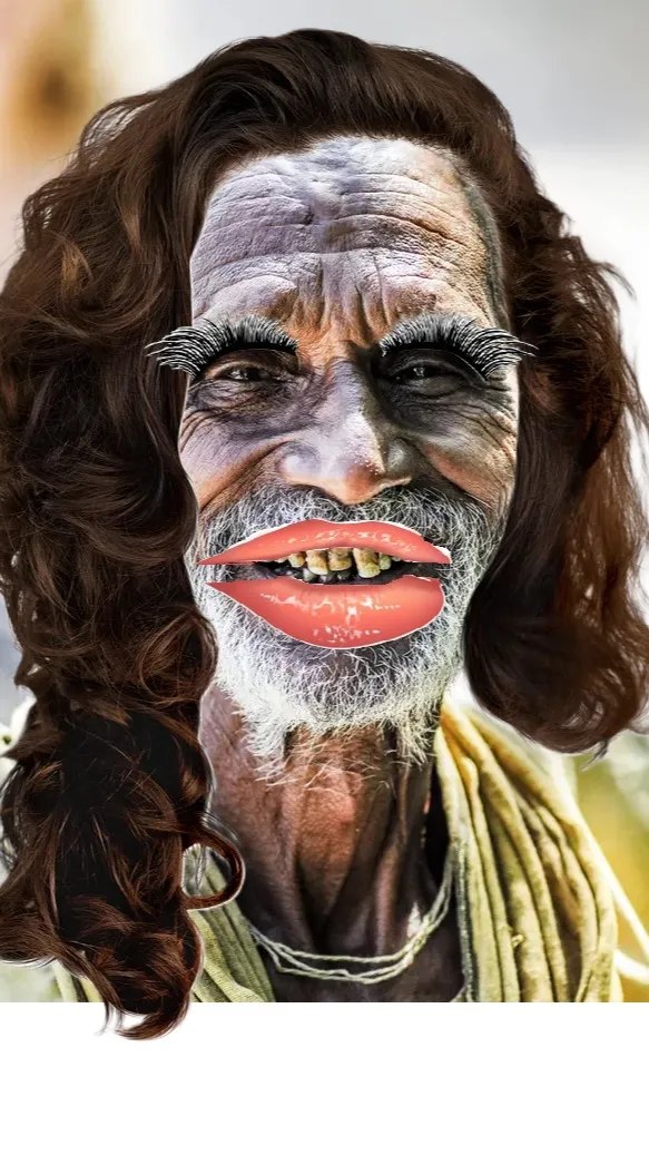 ai character: Amber background