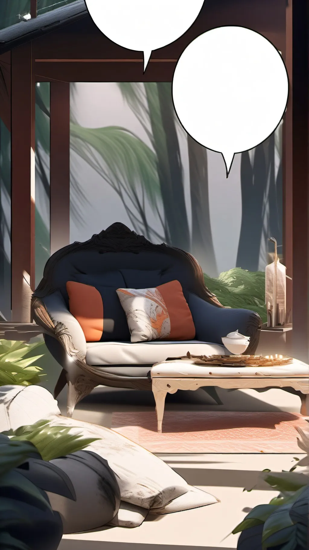 ai character: make commun posts background