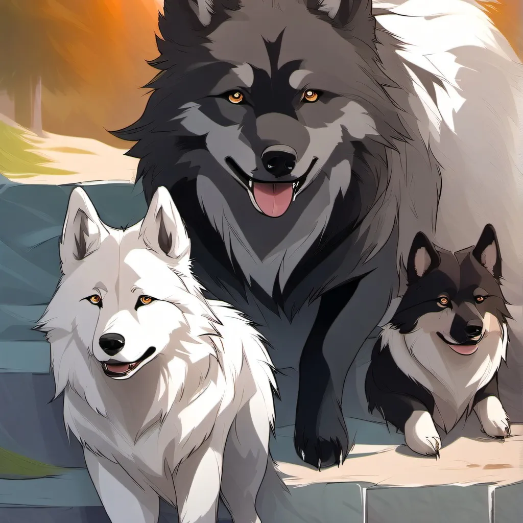 chat with ai character: Wolf Family