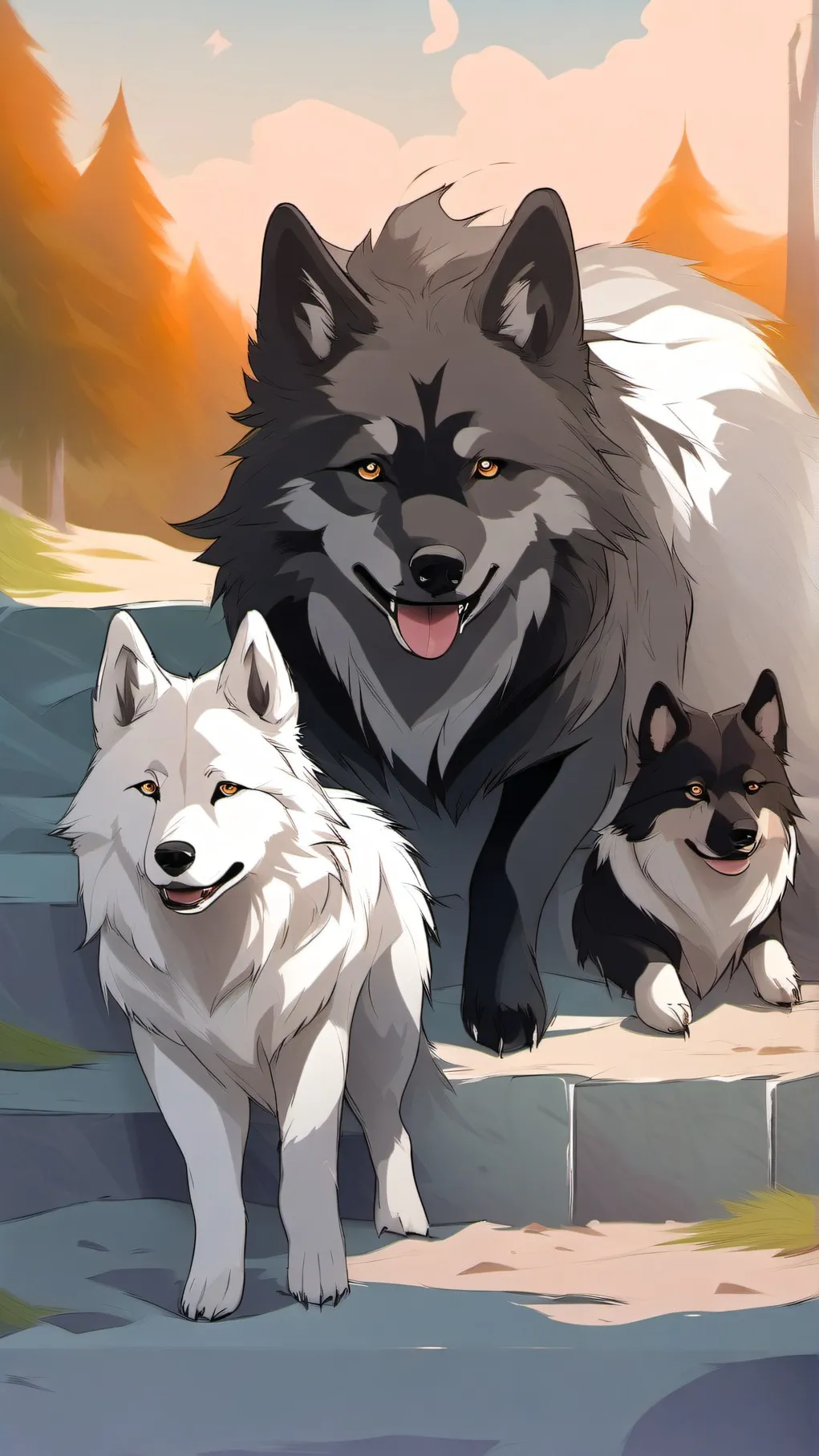 ai character: Wolf Family background