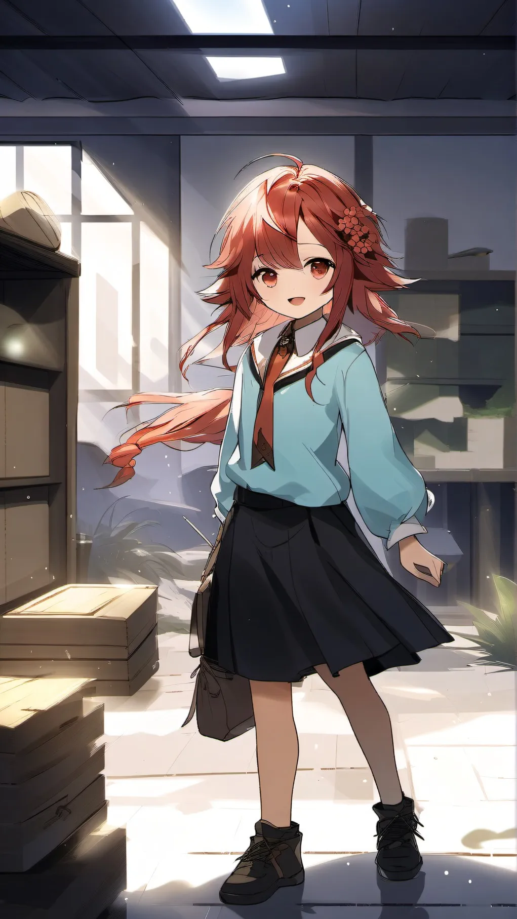 ai character: Teto background