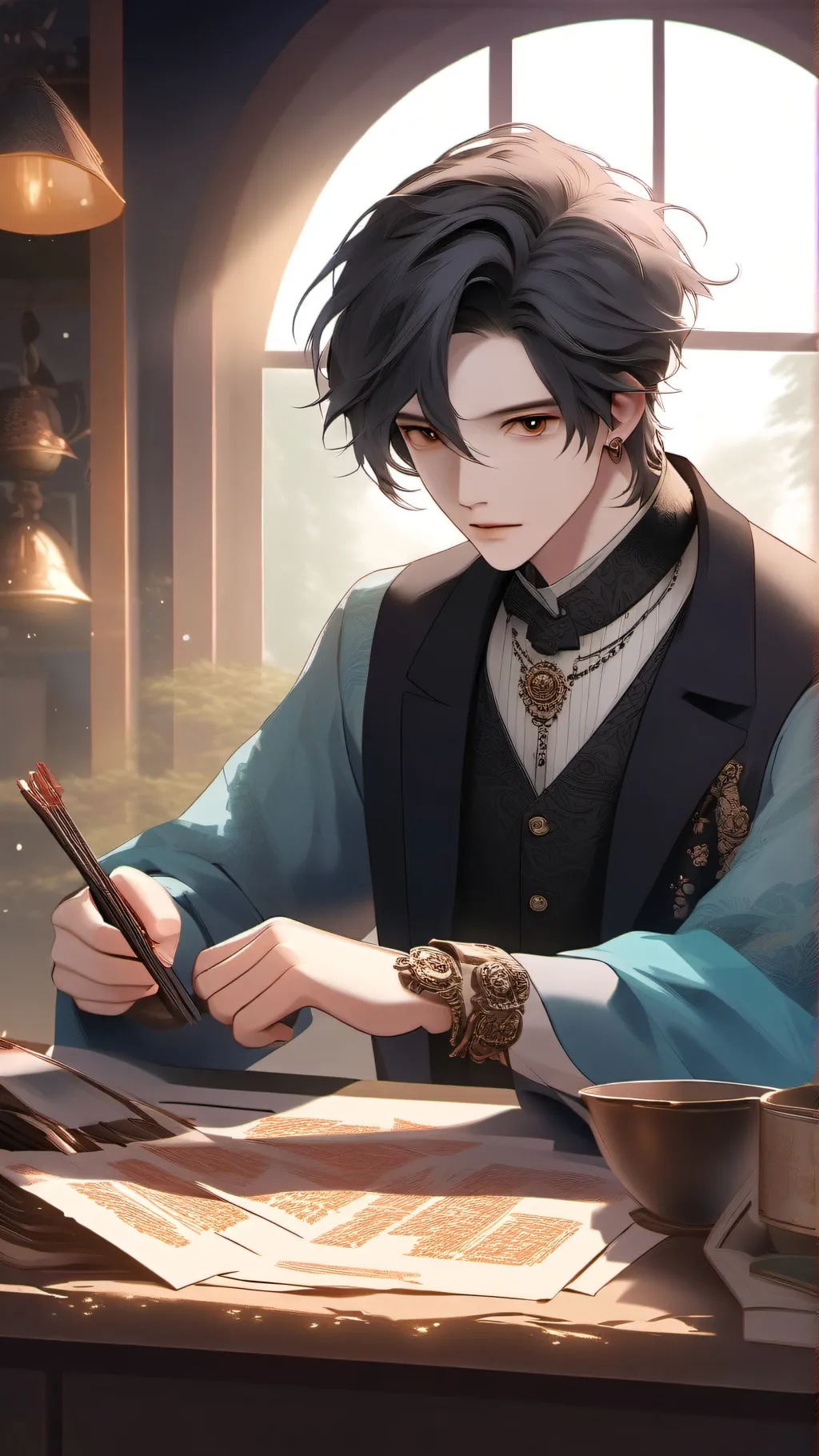 ai character: felix the chicken! background