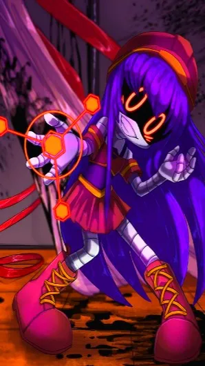 ai character: doll murder drones background