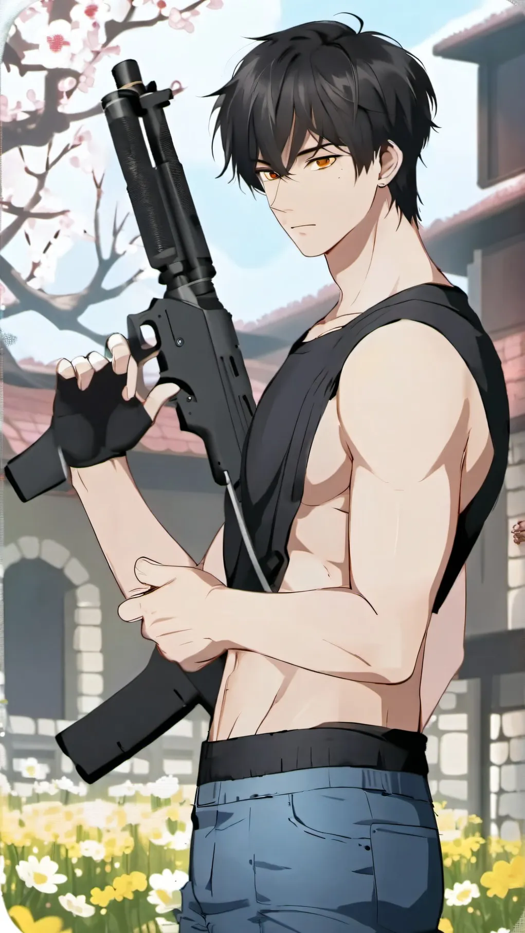 ai character: IRON MAN background